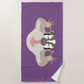 Das Ausblasen Badger_Big Attitude_Behalt weg Strandtuch (Vorderseite)