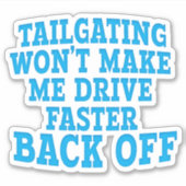 Das Ausgleichen wird mich nicht schneller fahren l Aufkleber (Vorderseite)