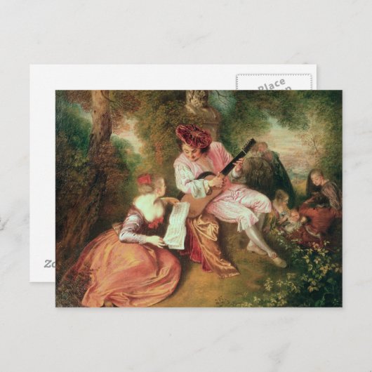 Das Ausmaß der Liebe, 1715-18 Postkarte (Vorne/Hinten)