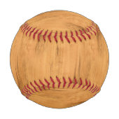 Das Aussehen von Ahornholzkörnern Baseball (Rückseite)