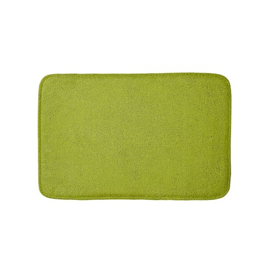 Das Aussehen von Snugly Chartreuse Green Suede Badematte (Vorderseite)