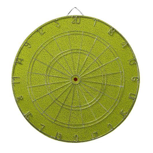 Das Aussehen von Snugly Chartreuse Green Suede Dartscheibe (vorne)