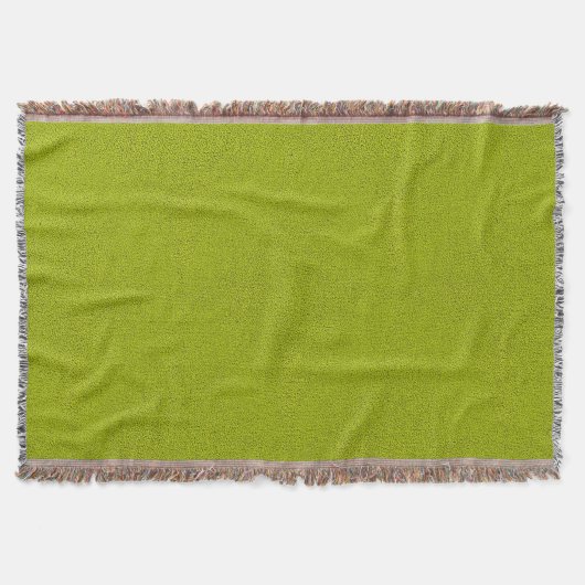 Das Aussehen von Snugly Chartreuse Green Suede Decke (Vorderseite)