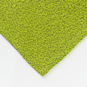 Das Aussehen von Snugly Chartreuse Green Suede Fleecedecke (Ecke)