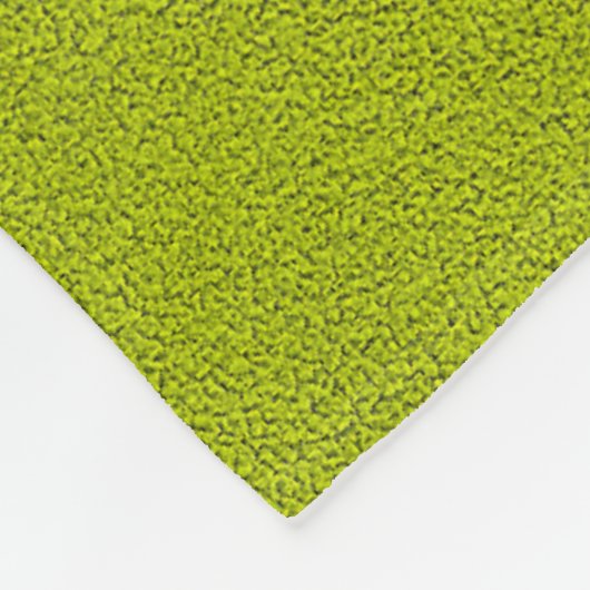 Das Aussehen von Snugly Chartreuse Green Suede Fleecedecke (Ecke)