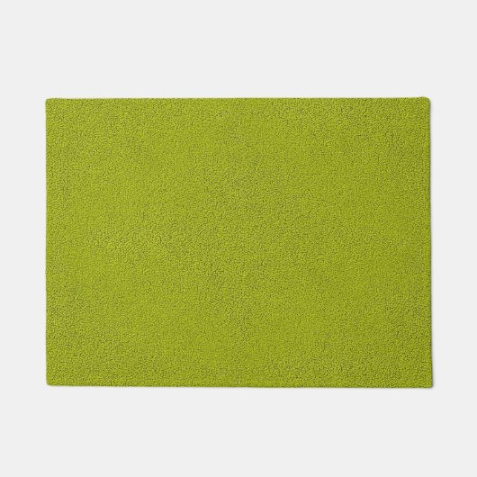 Das Aussehen von Snugly Chartreuse Green Suede Fußmatte (Vorderseite)