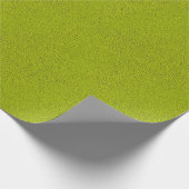 Das Aussehen von Snugly Chartreuse Green Suede Geschenkpapier (Ecke)