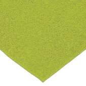 Das Aussehen von Snugly Chartreuse Green Suede Kurzer Tischläufer (Ecke)