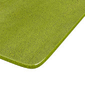Das Aussehen von Snugly Chartreuse Green Suede Schneidebrett (Ecke)