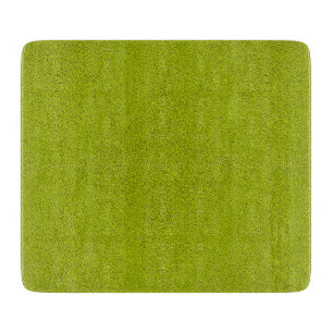 Das Aussehen von Snugly Chartreuse Green Suede Schneidebrett