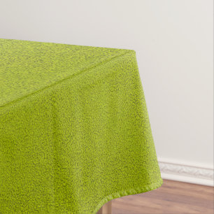 Das Aussehen von Snugly Chartreuse Green Suede Tischdecke