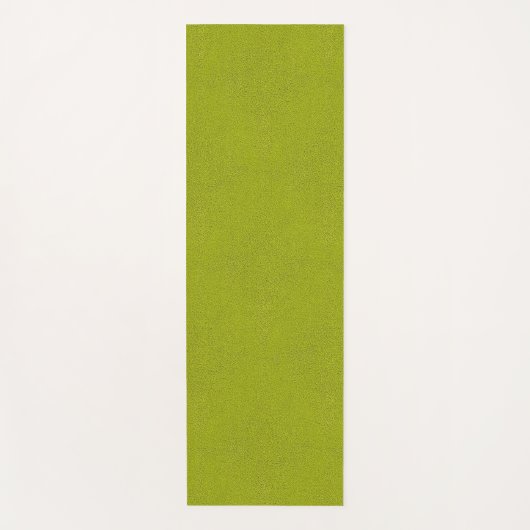 Das Aussehen von Snugly Chartreuse Green Suede Yogamatte (Vorderseite)
