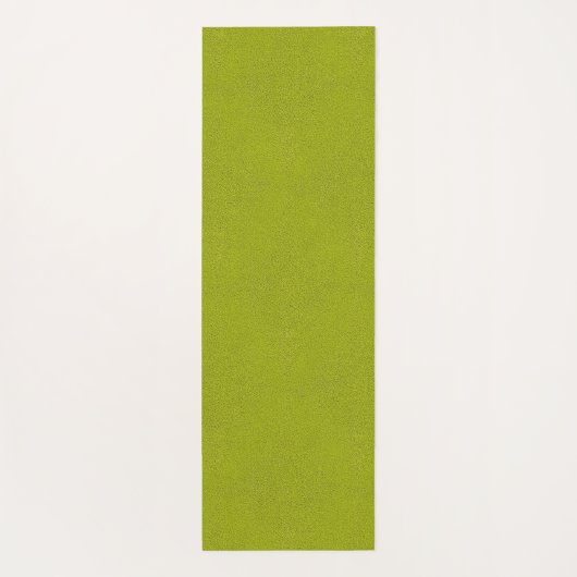 Das Aussehen von Snugly Chartreuse Green Suede Yogamatte (Rückseite)