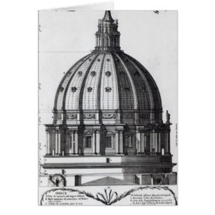 Das Äußere der Haube von St Peter, Rom