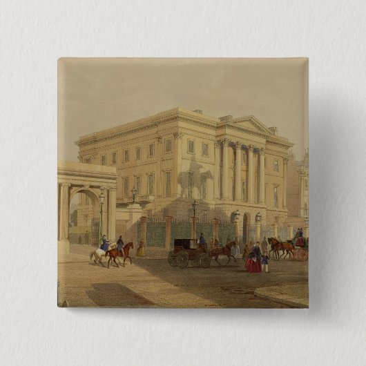 Das Äußere von Apsley Haus, 1853, durch J. Dillon Button (Vorderseite)