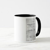 Das Äußere von Issacs Haus, das gemalt wird Tasse (VorderseiteRechts)