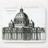 Das Äußere von St Peter Basilika in Rom Mousepad (Vorne)