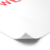 Das außergewöhnliche Lehrerposter wurde überarbeit Poster (Ecke)