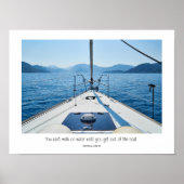 Das Aussteigen aus dem Boot setzt Vertrauen ein. Poster (Vorne)