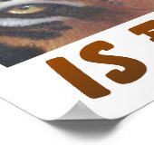 Das Aussterben ist für immer Poster (Ecke)