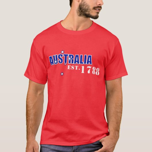 Das Australien der Männer, Est. 1788 T-Shirt (Vorderseite)