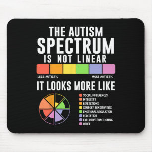 Das Autismus-Spektrum ist kein lineares Autismus-B Mousepad