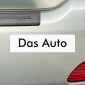 DAS-Auto Autoaufkleber (Auf Auto)