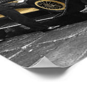 Das Auto der Golddepression Poster (Ecke)