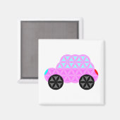 Das Auto des Lebens - Heilige Formen A3.Pink. Magnet (Vorderseite/Rückseite)