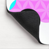 Das Auto des Lebens - Heilige Formen A3.Pink. Mousepad (Ecke)