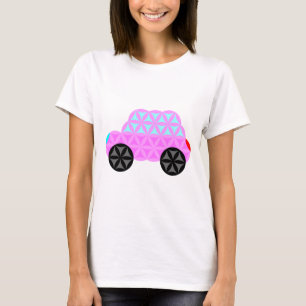 Das Auto des Lebens - Heilige Formen A3.Pink. T-Shirt