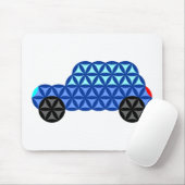 Das Auto des Lebens - Heilige Formen B1, Blau. Mousepad (Mit Mouse)