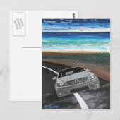 Das Auto für Fred Postkarte (Vorne/Hinten)