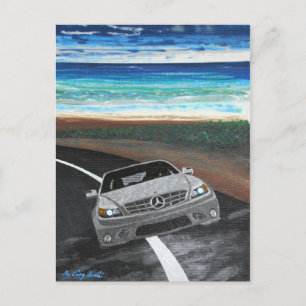 Das Auto für Fred Postkarte