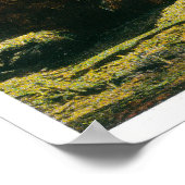 Das Auto loggt sich im Riesenwald, Redwood Poster (Ecke)