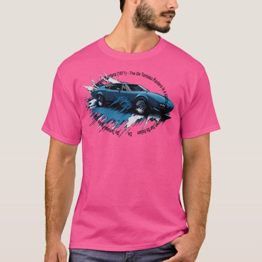 Das Auto meines Vaters De Tomaso Pantera T-Shirt (Vorderseite)
