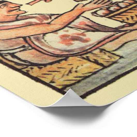 Das Aztekenfest Poster (Ecke)