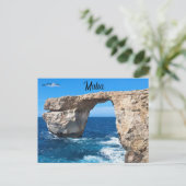 Das Azure Window Gozo Malta Postkarte (Stehend Vorderseite)