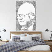 Das B in Benoit B Mandelbrot steht für Benoit B Leinwanddruck (Insitu (Schlafzimmer))