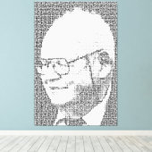 Das B in Benoit B Mandelbrot steht für Benoit B Leinwanddruck (Insitu (Holzboden))