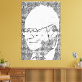 Das B in Benoit B Mandelbrot steht für Benoit B Leinwanddruck (Insitu (Wohnzimmer))