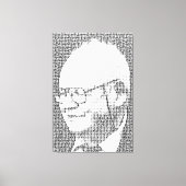 Das B in Benoit B Mandelbrot steht für Benoit B Leinwanddruck (Vorderseite)