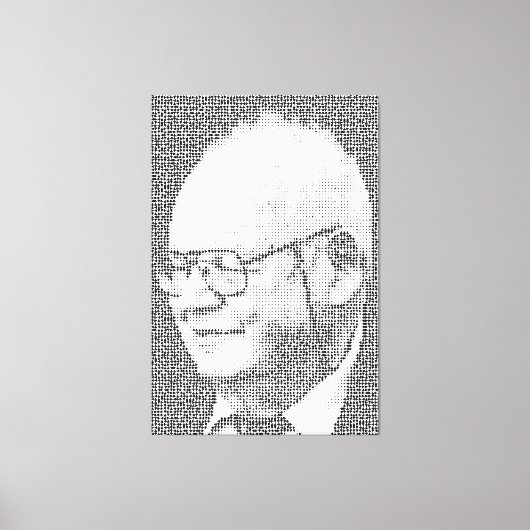 Das B in Benoit B Mandelbrot steht für Benoit B Leinwanddruck (Vorderseite)