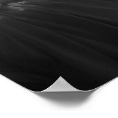 Das B&W-Foto im Garten Poster (Ecke)