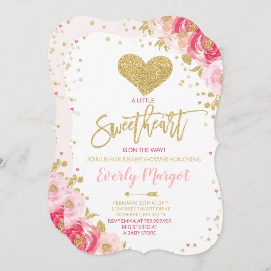 Das Baby des Einladung (Vorne/Hinten)