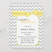 Das Baby-Duschen-Einladung des stilvollen Zickzack Einladung (Vorne/Hinten)