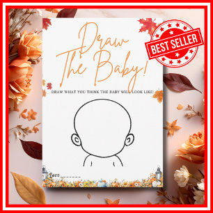 DAS BABY GAME Baby Shower Game KLEIN PUMPKIN gezei Einladung