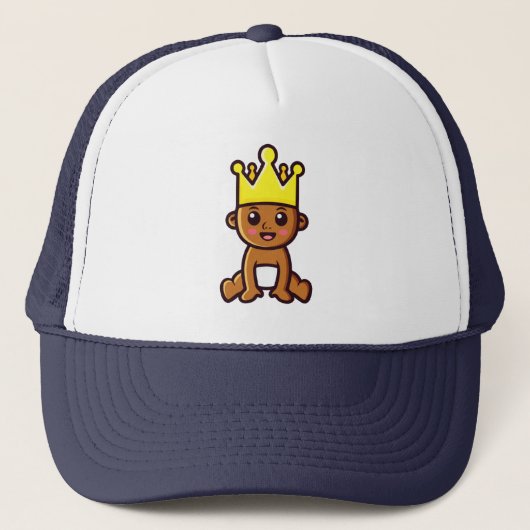 Das Baby König Truckerkappe (Vorderseite)