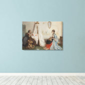 Das Baby schläft (von Gerolamo Induno) Leinwanddruck (Insitu (Holzboden))