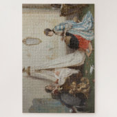 Das Baby schläft (von Gerolamo Induno) Puzzle (Vertikal)